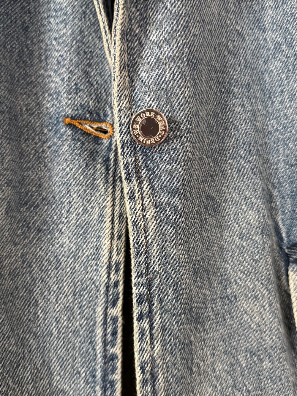 WeWoreWhat Denim Blazer, Size Medium - Picture 3 of 13